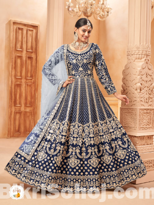 রেডিমেড এমব্রয়ডারি পার্টি ড্রেস